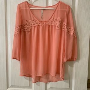 Sheer LC Lauren Conrad Tunic